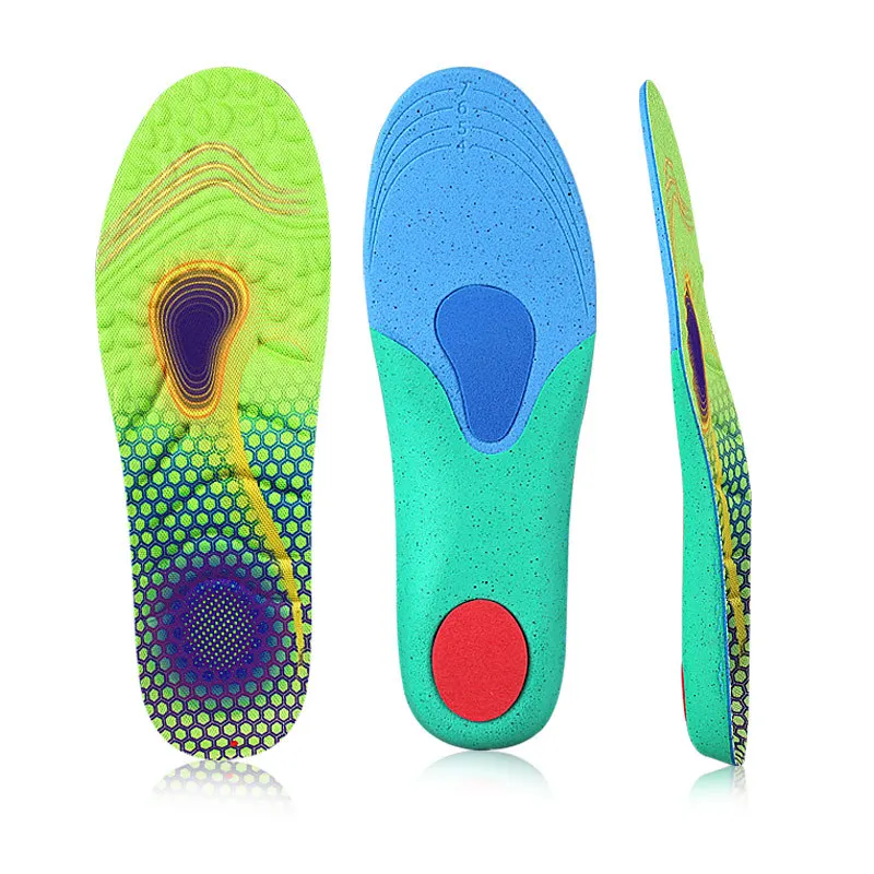 

Sports Insoles For Shoes Men Women Pad Inserts Breathable Sweat-absorbent Cushion High-elastic Shock-absorbing Massage Insole