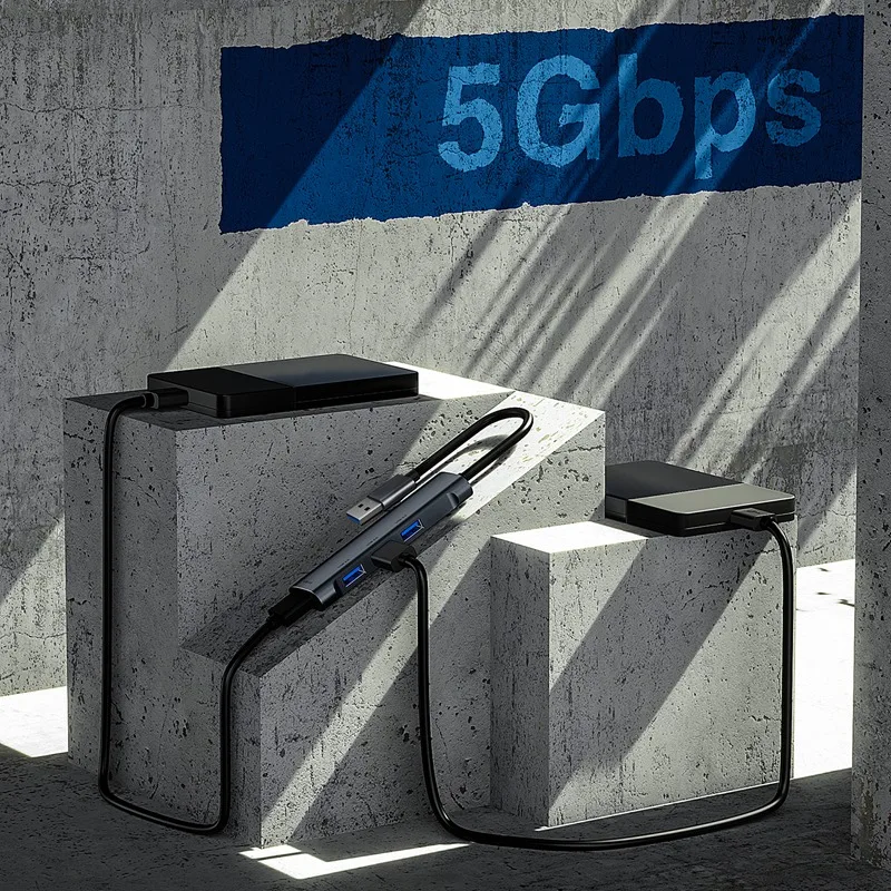 4 in 1 HUB Type-A to 4-Port USB 3.0 Type-A Hub Docking Station Adapter for PC Laptop
4 in 1 HUB Type-A to 4-Port USB 3.0 Type-A Hub Docking Station Adapter for PC Laptop