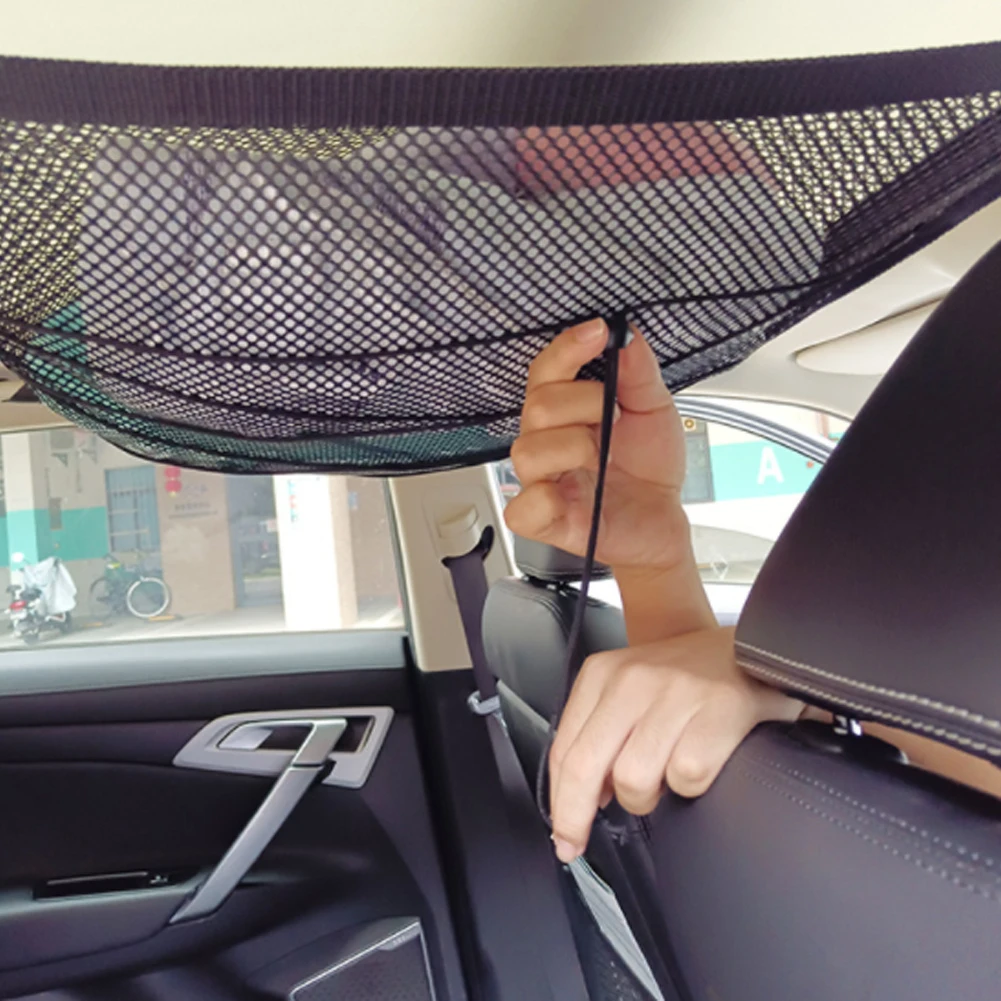 New Portable Car Ceiling Storage Net Pocket Roof Interior Cargo Net Bag Car Trunk Storage Pouch Sundries Storage Organizer
New Portable Car Ceiling Storage Net Pocket Roof Interior Cargo Net Bag Car Trunk Storage Pouch Sundries Storage Organizer