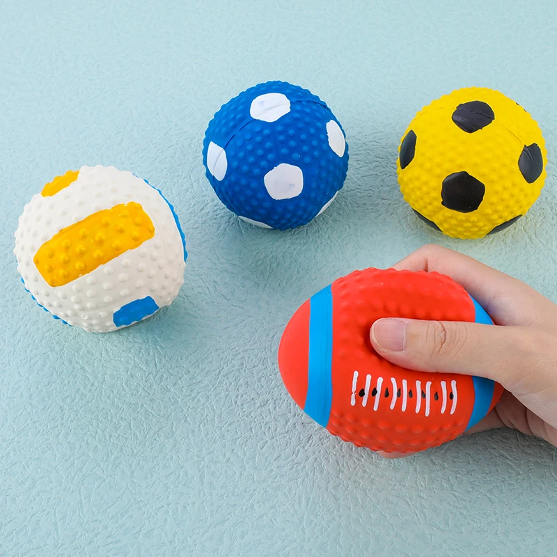 Pet Dog Cat Training Interactive Ball Squeaky Toys for Small Dogs Chew Puppy Toy Dog Clean Bite Practical Durable Ball Wholesale
Pet Dog Cat Training Interactive Ball Squeaky Toys for Small Dogs Chew Puppy Toy Dog Clean Bite Practical Durable Ball Wholesale