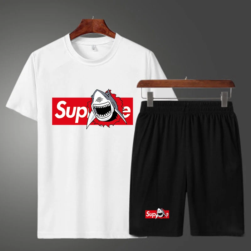 2021 NEW Hot-Selling Summer T-Shirt Pants Set Casual Brand Fitness Jogger Pants T Shirt Hip Hop Fashion Men's Tracksuits
2021 NEW Hot-Selling Summer T-Shirt Pants Set Casual Brand Fitness Jogger Pants T Shirt Hip Hop Fashion Men's Tracksuits