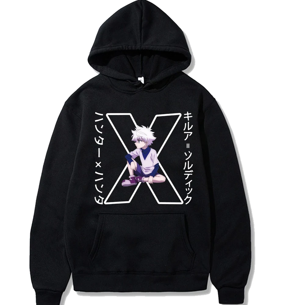 New Fall/Winter Japanese Anime Sweatshirt Full-time Hunter Anime Hooded Sweatshirt for Men and Women, Pullover 2021
New Fall/Winter Japanese Anime Sweatshirt Full-time Hunter Anime Hooded Sweatshirt for Men and Women, Pullover 2021