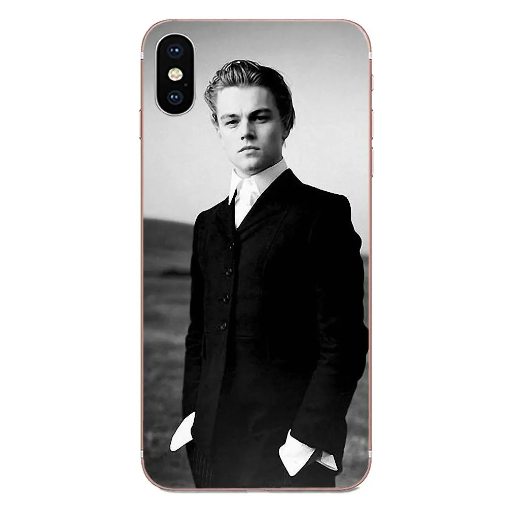 Leonardo Dicaprio молодой Белый лебедь портрет для samsung Galaxy Note 5 8 9 S3 S4 S5 S6 S7 S8 S9 S10 5G mini Edge Plus