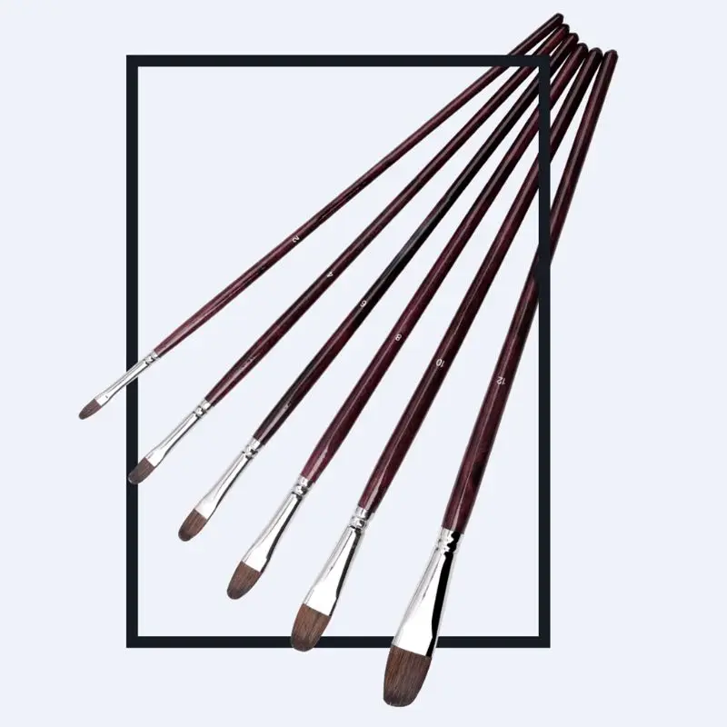 Purple Printed Round Head Pen Paint Brush Sets Wolf Hair Best Brush for Canvas Painting Acrylic Oil Art Supplies Long Handle
Purple Printed Round Head Pen Paint Brush Sets Wolf Hair Best Brush for Canvas Painting Acrylic Oil Art Supplies Long Handle