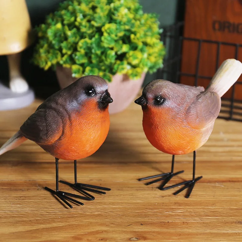 2PCS Resin Artificial Animal Bird Model Small Statue Figurine Ornament Miniatures Children Toy Home Garden Decoration Gift
2PCS Resin Artificial Animal Bird Model Small Statue Figurine Ornament Miniatures Children Toy Home Garden Decoration Gift