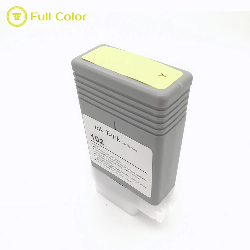 

FULLCOLOR ink cartridge pfi-102 pfi 102 Yellow compatible for canon iPF500 iPF510 iPF600 iPF605 iPF610 iPF650 iPF655 printer