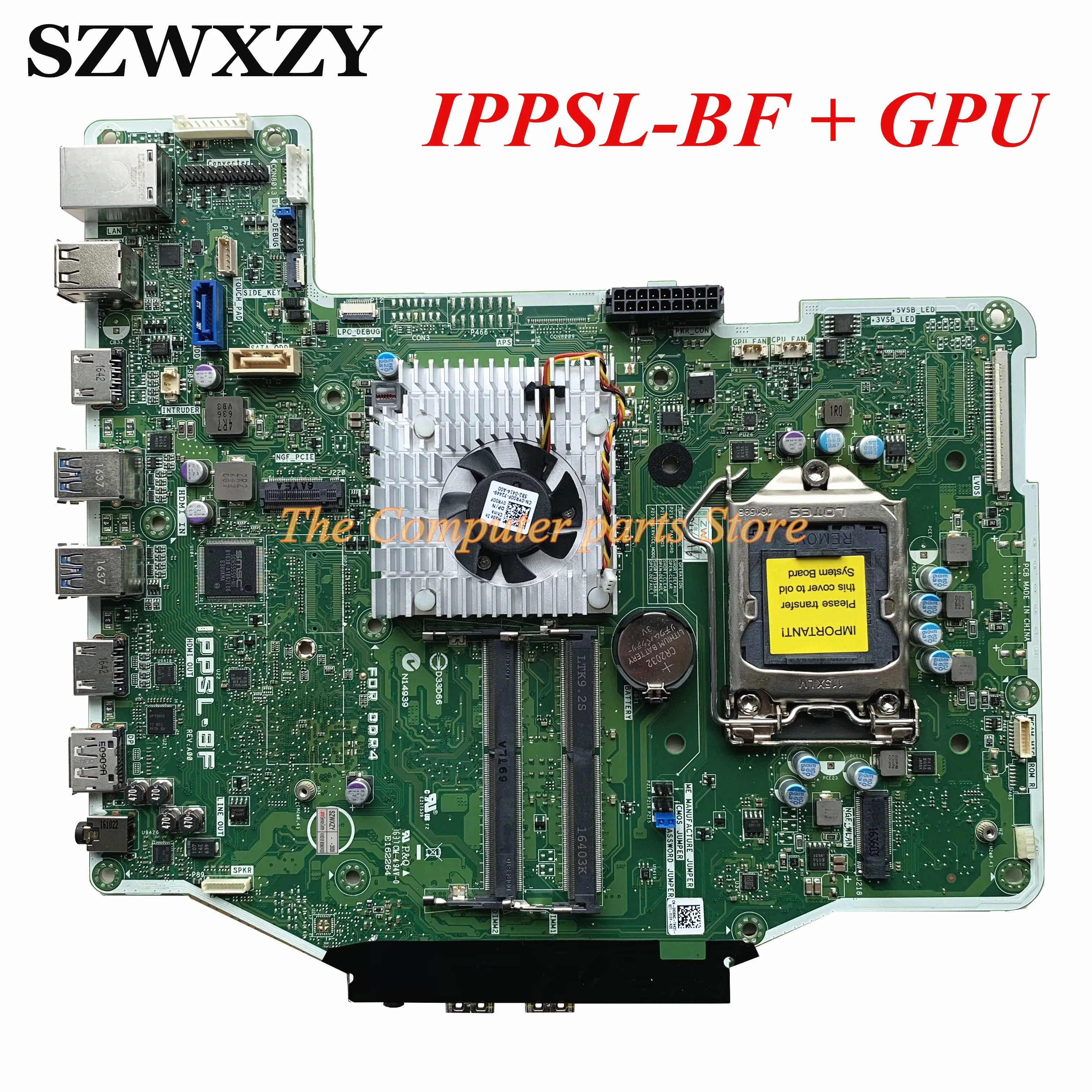 Оригинал для Dell Optiplex 7440 материнская плата AIO IPPSL-BF K06NC 0K06NC LGA 1151 DDR4 MB с графическим