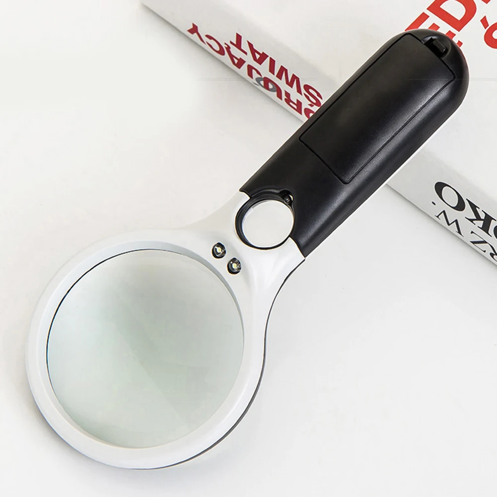 Glasses Magnifier 3X Dual Lens Loupe 3 LEDs Light Magnifier Lamp for Read
Glasses Magnifier 3X Dual Lens Loupe 3 LEDs Light Magnifier Lamp for Read