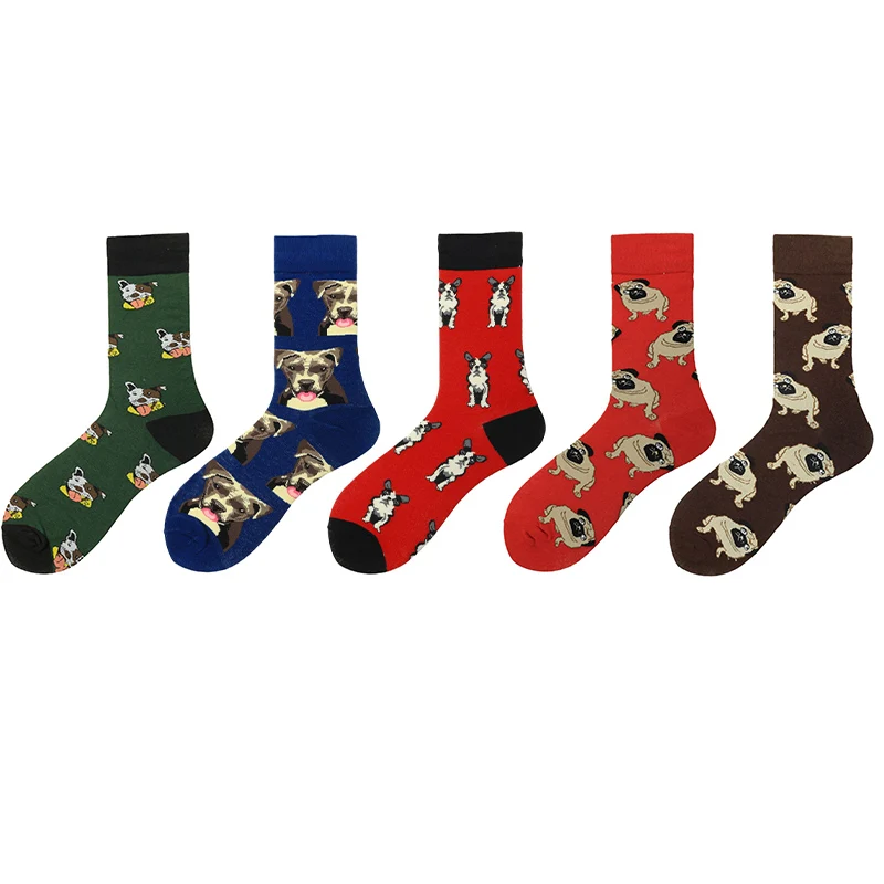 Men Happy Funny Animal Print Socks Designer Brand with Cute Dog Print Compression Socks Casual Personality Design Big Size
Men Happy Funny Animal Print Socks Designer Brand with Cute Dog Print Compression Socks Casual Personality Design Big Size