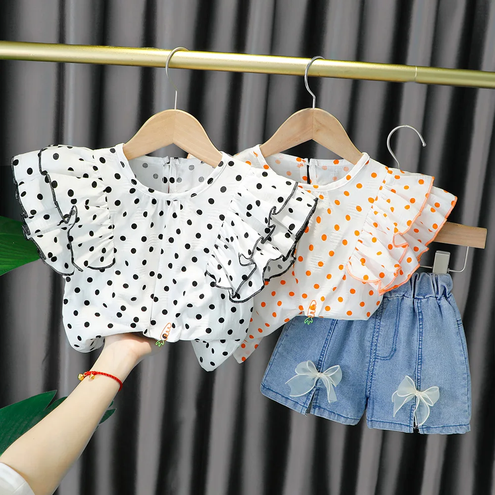 Summer Baby Girls Clothes Sets Casual Dot Tops Pants 2pcs Suits for Baby Birthday Girl Clothing Set Infant Baby Outfits Costume
Summer Baby Girls Clothes Sets Casual Dot Tops Pants 2pcs Suits for Baby Birthday Girl Clothing Set Infant Baby Outfits Costume