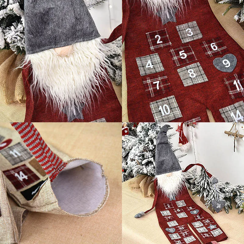 Gnome Christmas Countdown Advent Calendar Xmas Hanging Decorative Ornament Tomte Linen Countdown Christmas Decoration For Home
Gnome Christmas Countdown Advent Calendar Xmas Hanging Decorative Ornament Tomte Linen Countdown Christmas Decoration For Home