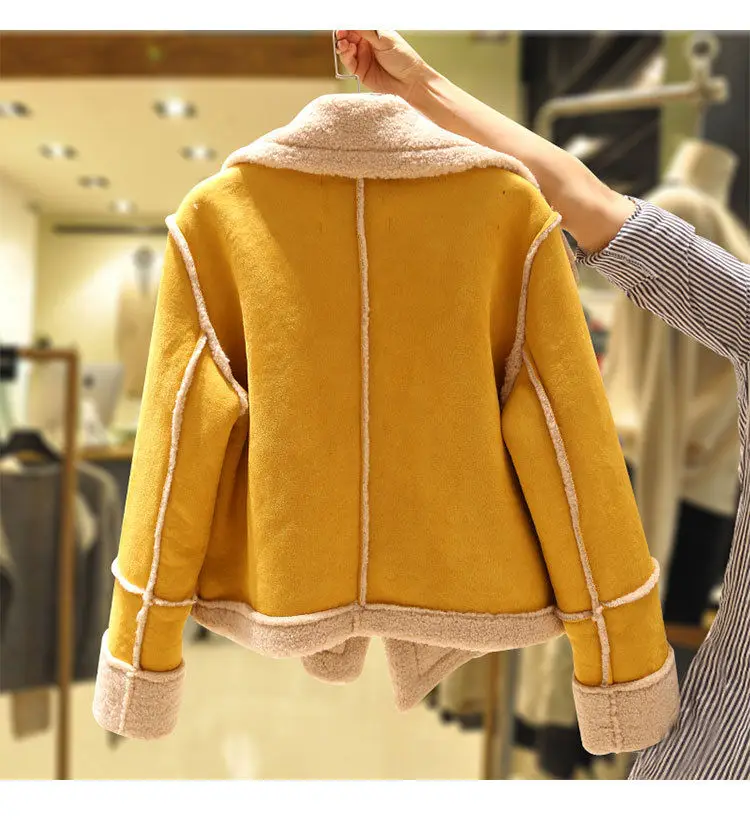 Double Pockets Femme Parkas Autumn Winter Open Stitch Coat 2021 New Korean Turn-down Collar Jackets Women Fashion Warm
Double Pockets Femme Parkas Autumn Winter Open Stitch Coat 2021 New Korean Turn-down Collar Jackets Women Fashion Warm