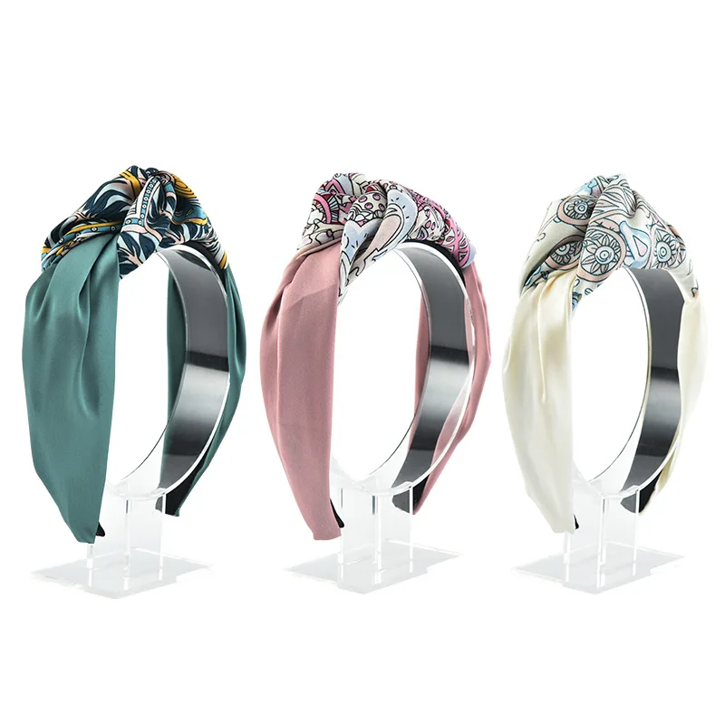 Silk Retro Print Knot Headbands For Women Hair Accessories High-quality Scrunchies Hairbands Flower Hair Bands Head Wrap
Silk Retro Print Knot Headbands For Women Hair Accessories High-quality Scrunchies Hairbands Flower Hair Bands Head Wrap