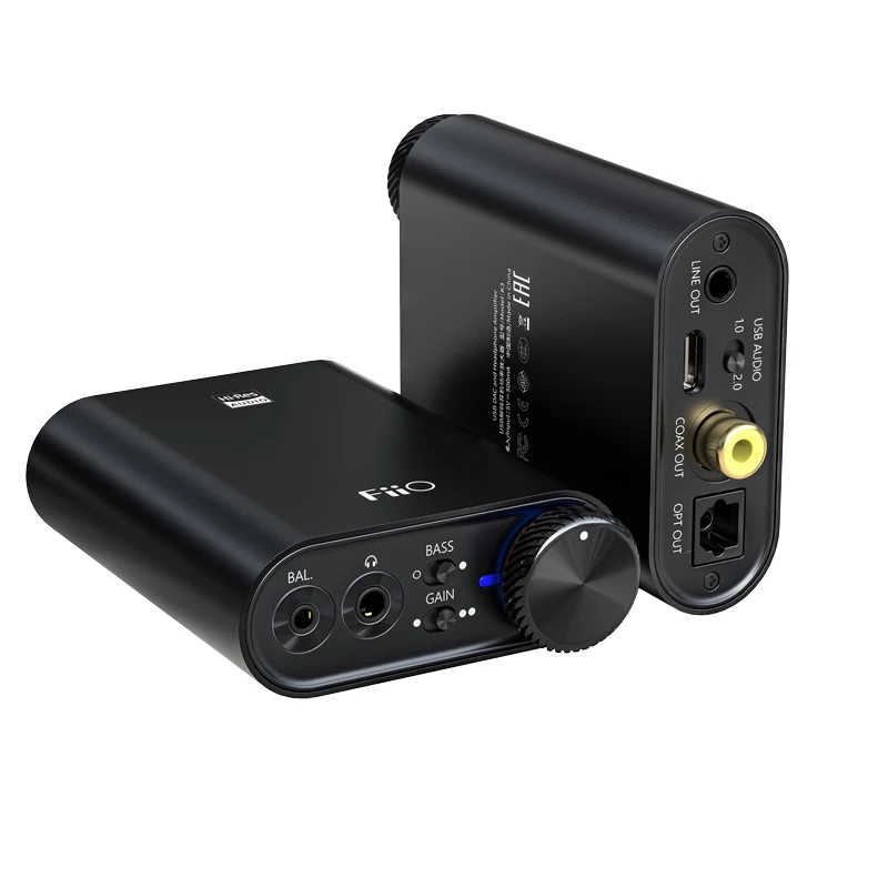 Новый усилитель для наушников FiiO K3 DSD USB DAC ПК DSD256 поддержка