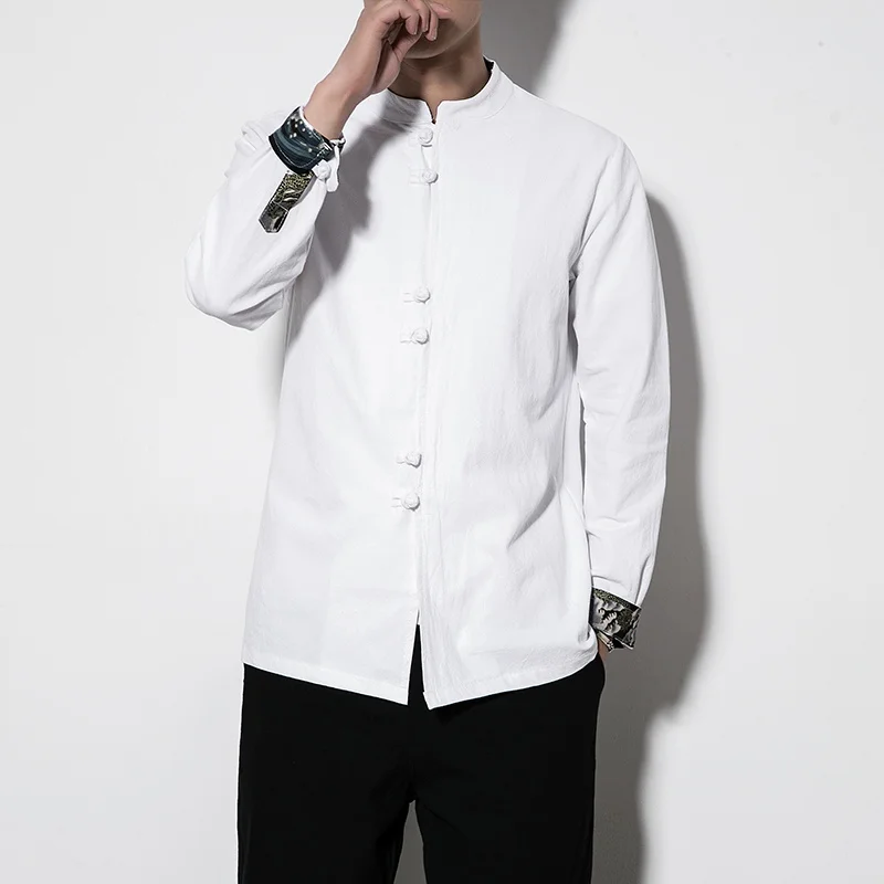 New Men Shirts Cotton Linen Tops Tang Suit Chinese Style Long Sleeve Casual Shirt Kung Fu Traditional Clothes Multi Colors Retro
New Men Shirts Cotton Linen Tops Tang Suit Chinese Style Long Sleeve Casual Shirt Kung Fu Traditional Clothes Multi Colors Retro