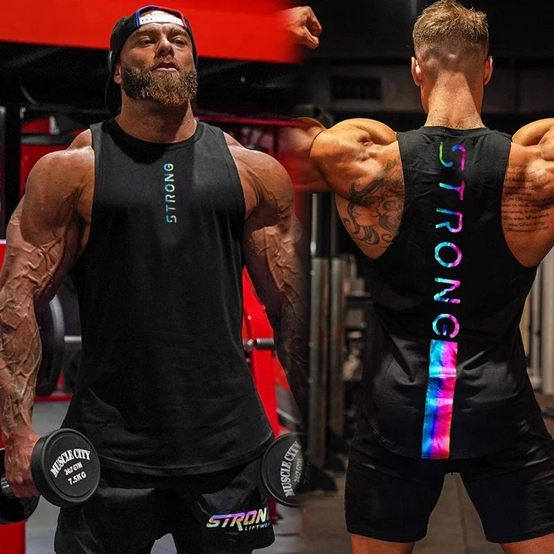 Men's Sleeveless Undershirt Trendy Fitness Outdoor Sports Bodybuilding Summer 2021
Men's Sleeveless Undershirt Trendy Fitness Outdoor Sports Bodybuilding Summer 2021