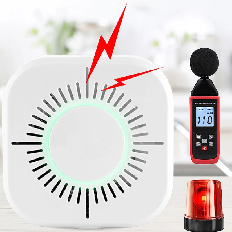 Wireless Smoke Detector Compatible with Sonoff RF Bridge for Smart Home Alarm Security 433MHz Sensitive Super-Long Standby Life
Wireless Smoke Detector Compatible with Sonoff RF Bridge for Smart Home Alarm Security 433MHz Sensitive Super-Long Standby Life