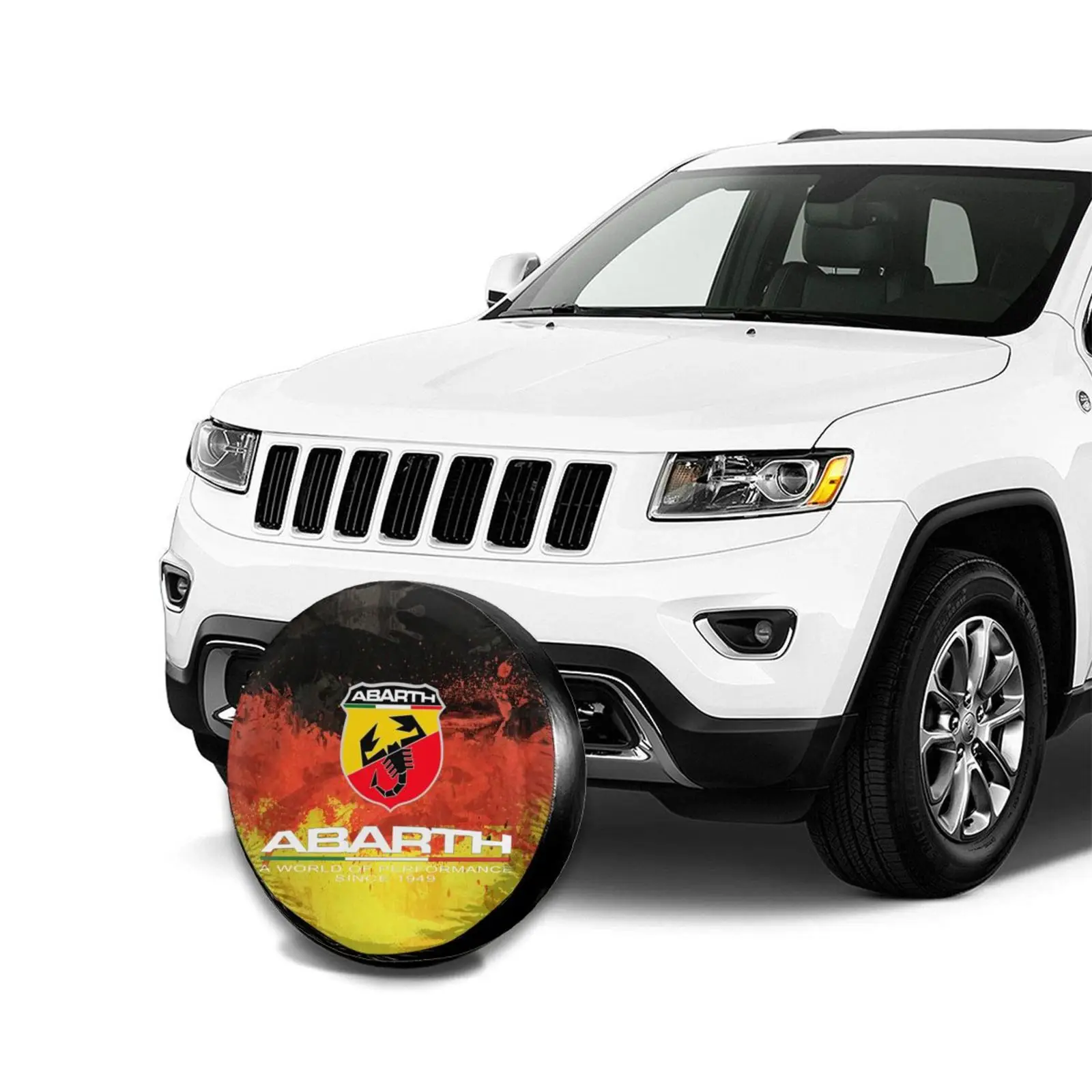 Cool Abarth Logo Tire Accessories Polyester Car Wheel Cover Cover German Flag 16 Inch Spare Tire Cover Car Products
Cool Abarth Logo Tire Accessories Polyester Car Wheel Cover Cover German Flag 16 Inch Spare Tire Cover Car Products