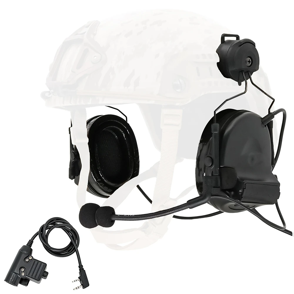 Hearangel Tactical Headset Comtac ii with ARC Rail Adapter Hearing Protection with Gel Ear Pads for Airsoft Sports&U94 PTT
Hearangel Tactical Headset Comtac ii with ARC Rail Adapter Hearing Protection with Gel Ear Pads for Airsoft Sports&U94 PTT
