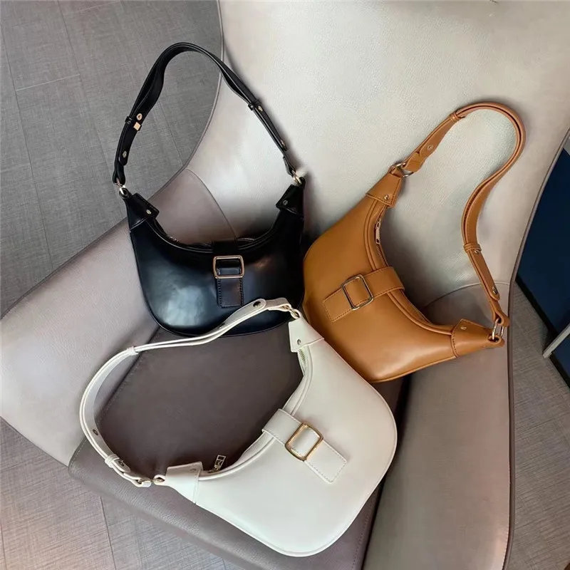 High Quality Super Soft Shoulder Messenger Bag Moon Bag Leather Handbag Baguette Luxury Bag Women Commuter Bag
High Quality Super Soft Shoulder Messenger Bag Moon Bag Leather Handbag Baguette Luxury Bag Women Commuter Bag