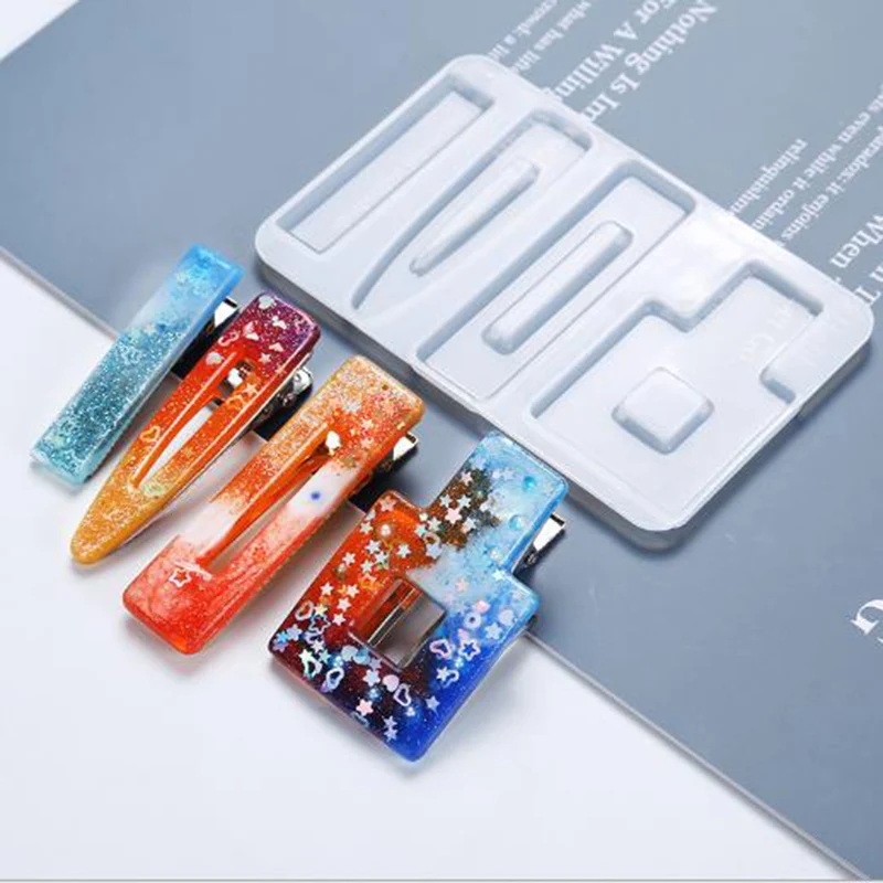 Silicone Mold For DIY Hair Clip Crystal Epoxy Resin Mold Homemade Casting Mould Personality Jewelry Tools
Silicone Mold For DIY Hair Clip Crystal Epoxy Resin Mold Homemade Casting Mould Personality Jewelry Tools