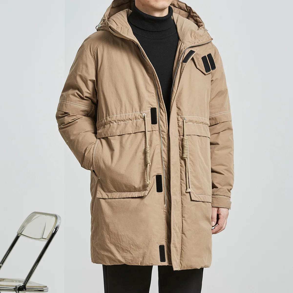 Grey Duck Parka Mens Winter Down Jacket With Hood Men Warm Windproof Down Thick Fashion Minimalist Luxury Designer Snow Coat
Grey Duck Parka Mens Winter Down Jacket With Hood Men Warm Windproof Down Thick Fashion Minimalist Luxury Designer Snow Coat