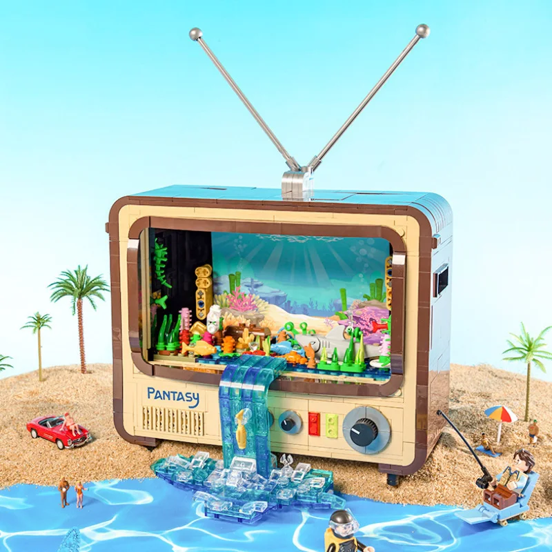 Mobile phone bracket retro TV building brick building blocks children assembled Christmas toys gifts
Mobile phone bracket retro TV building brick building blocks children assembled Christmas toys gifts