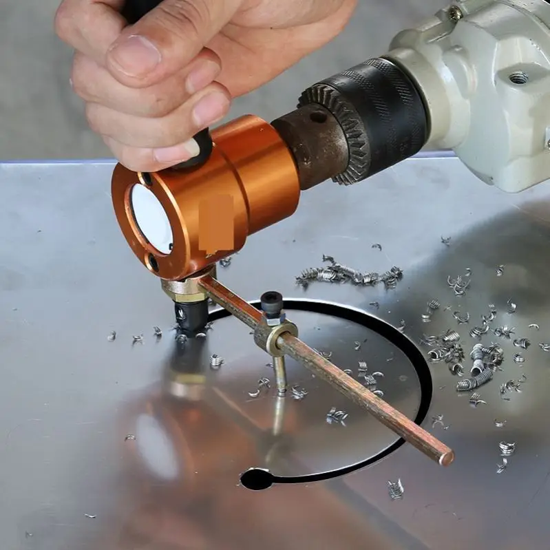 Electric Scissors Metal Cutting Sheet Nibbler Cutter Tool Saw Drill Attachment Adjustable Head Cutting for Electric Drill
Electric Scissors Metal Cutting Sheet Nibbler Cutter Tool Saw Drill Attachment Adjustable Head Cutting for Electric Drill