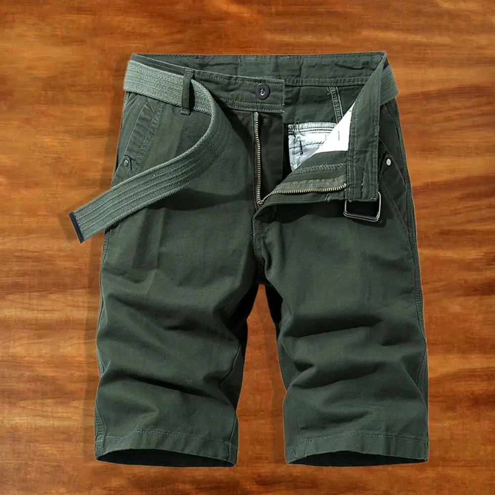 Gargo Shorts Not Easy to Pilling Not Deformed With Belt Men All-season Belted Ripstop Basic Shorts for Youth
Gargo Shorts Not Easy to Pilling Not Deformed With Belt Men All-season Belted Ripstop Basic Shorts for Youth