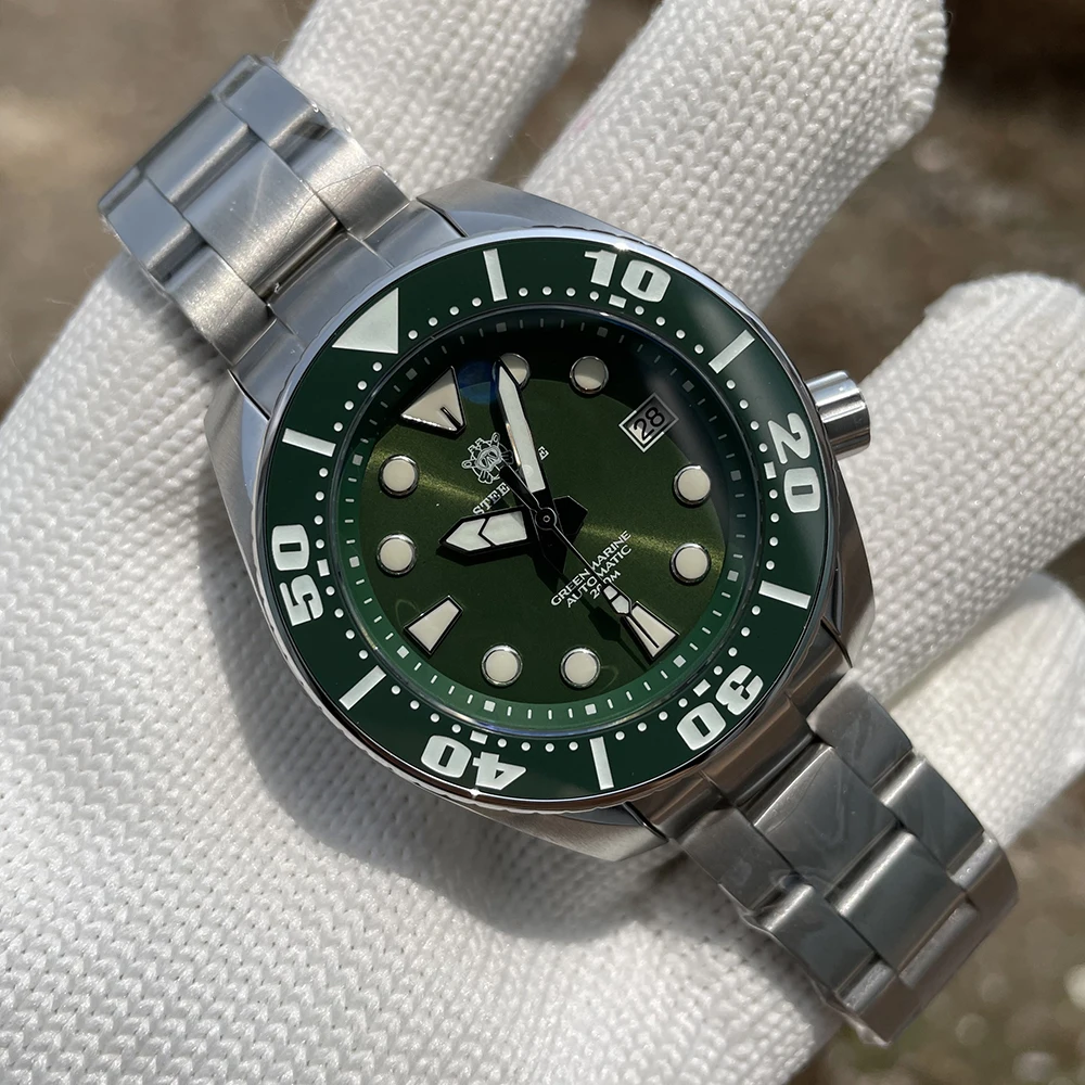 STEELDIVE 1971 NH35 Steel Automatic Watch Sapphire crystal ceramic bezel suitable for diving Luxury 200M diver men's watches
STEELDIVE 1971 NH35 Steel Automatic Watch Sapphire crystal ceramic bezel suitable for diving Luxury 200M diver men's watches