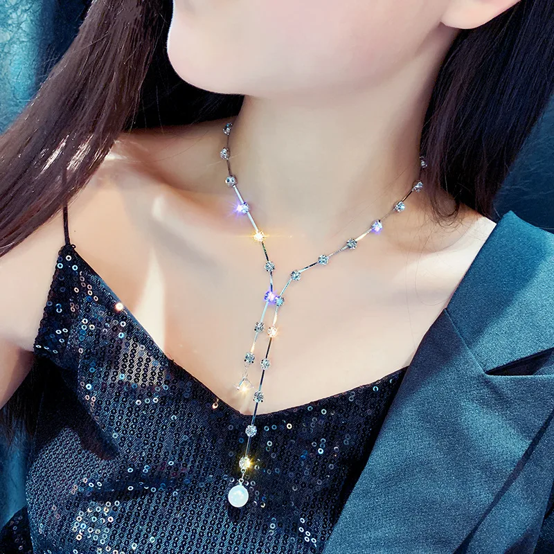 SNCSDK Sexy rhinestone choker Women's necklace long accessories neckband 2020 trend new temperament all-match fashion jewelry
SNCSDK Sexy rhinestone choker Women's necklace long accessories neckband 2020 trend new temperament all-match fashion jewelry