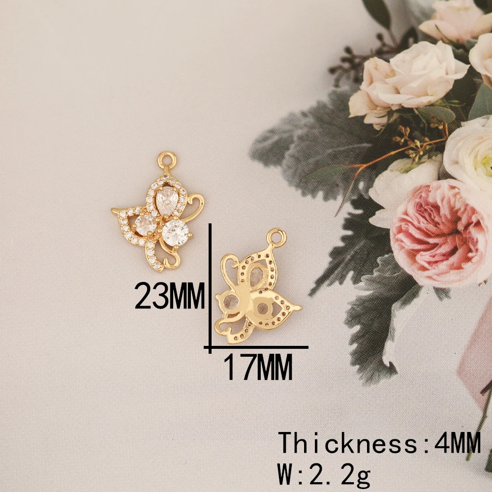 HAOSAW 4Pcs Jewelry Accessories/DIY Making/Pendants/Connectors/Hand Made/CZ Charms/Choose/Jewelry Findings & Components
HAOSAW 4Pcs Jewelry Accessories/DIY Making/Pendants/Connectors/Hand Made/CZ Charms/Choose/Jewelry Findings & Components