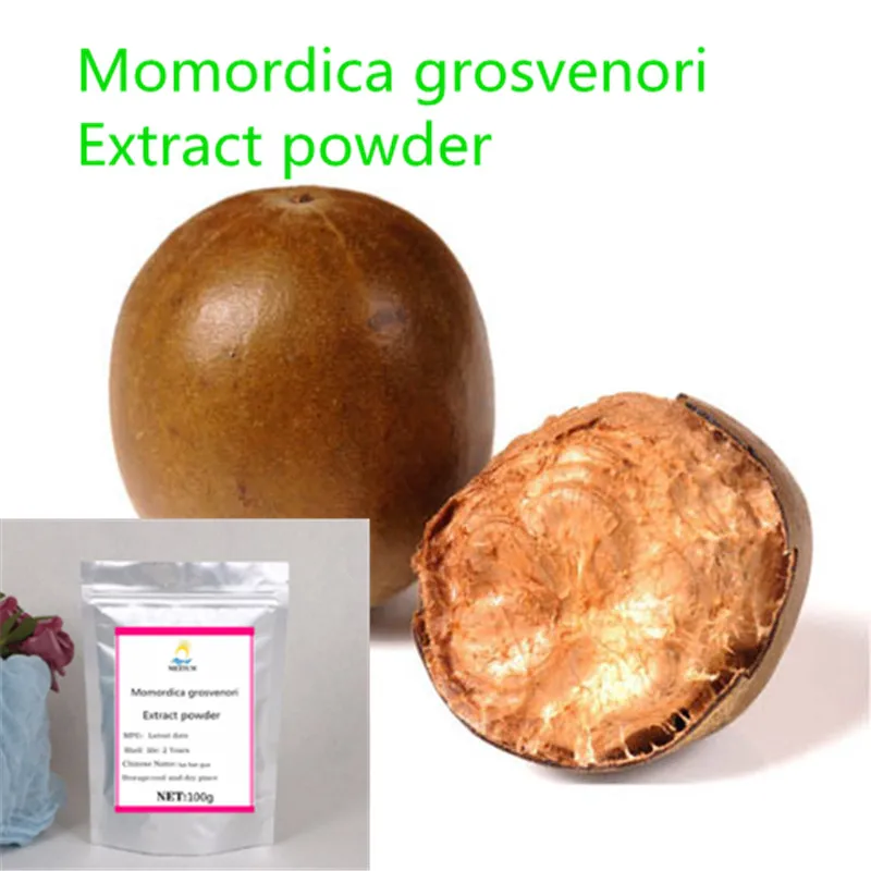 

Monk Fruit Extract Powder 100% Organic Pure Natural Sweetener, Luo Han Guo, Sugar Substitute, Zero Calories