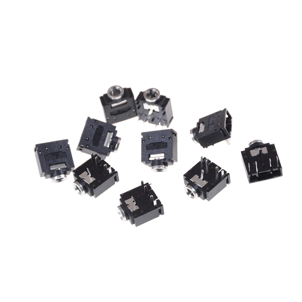 10pcs/lot 5 Pin 3.5mm Audio Jack Socket PCB Panel Mount for Headphone PCB Mount Stereo Jack
10pcs/lot 5 Pin 3.5mm Audio Jack Socket PCB Panel Mount for Headphone PCB Mount Stereo Jack