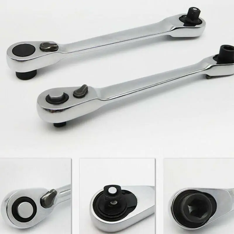 1 X Ratchet Handle Wrench 1/4" Dual Head 72-Tooth Ratchet Wrench Square Bit Hex Socket Mini Screwdriver Tools Accessories Parts 
1 X Ratchet Handle Wrench 1/4" Dual Head 72-Tooth Ratchet Wrench Square Bit Hex Socket Mini Screwdriver Tools Accessories Parts
