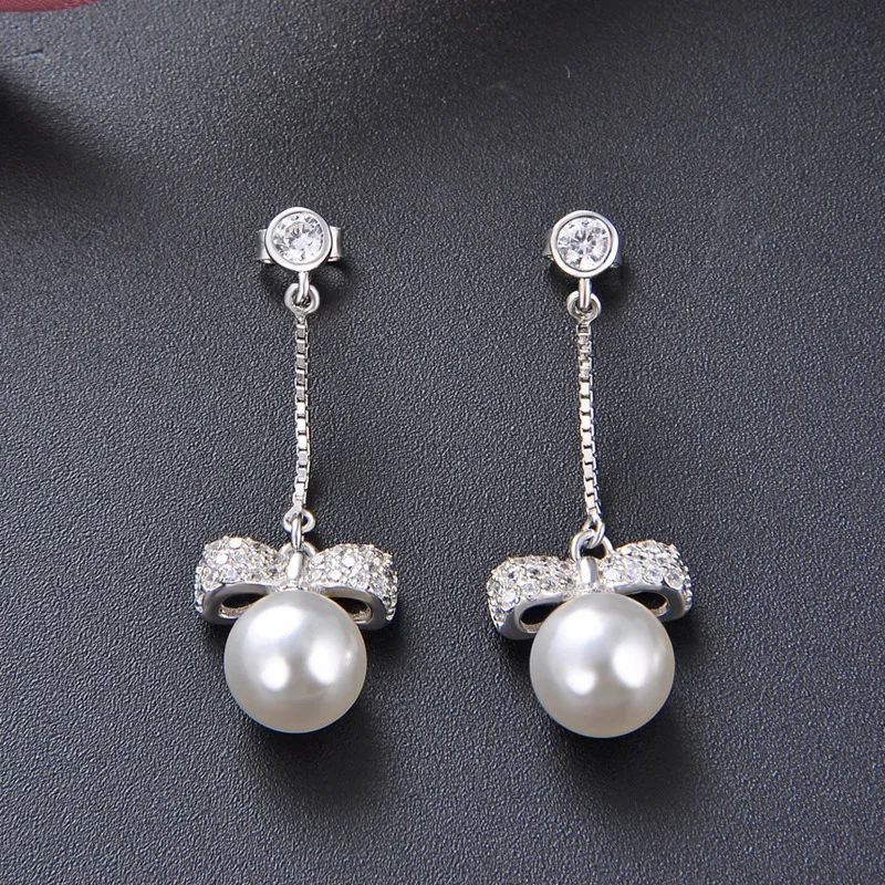 S925 Sterling Silver Pearl Earrings Ladies Tassel Fashion Jewelry Creative Long Zircon Earrings Accessories
S925 Sterling Silver Pearl Earrings Ladies Tassel Fashion Jewelry Creative Long Zircon Earrings Accessories