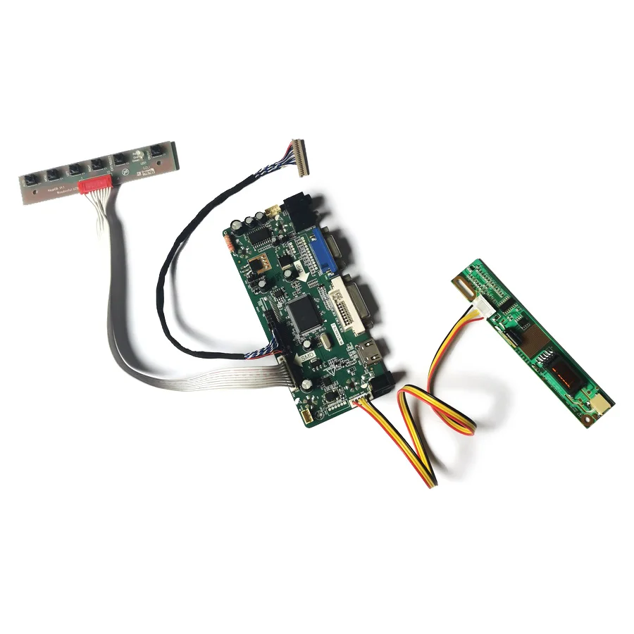Fit LTN141XC/LTN141XD/LTN141XF/LTN141XJ Matrix 1CCFL 20Pin LVDS Monitor Controller Board DIY Kit VGA DVI 1024*768 M.NT68676
Fit LTN141XC/LTN141XD/LTN141XF/LTN141XJ Matrix 1CCFL 20Pin LVDS Monitor Controller Board DIY Kit VGA DVI 1024*768 M.NT68676