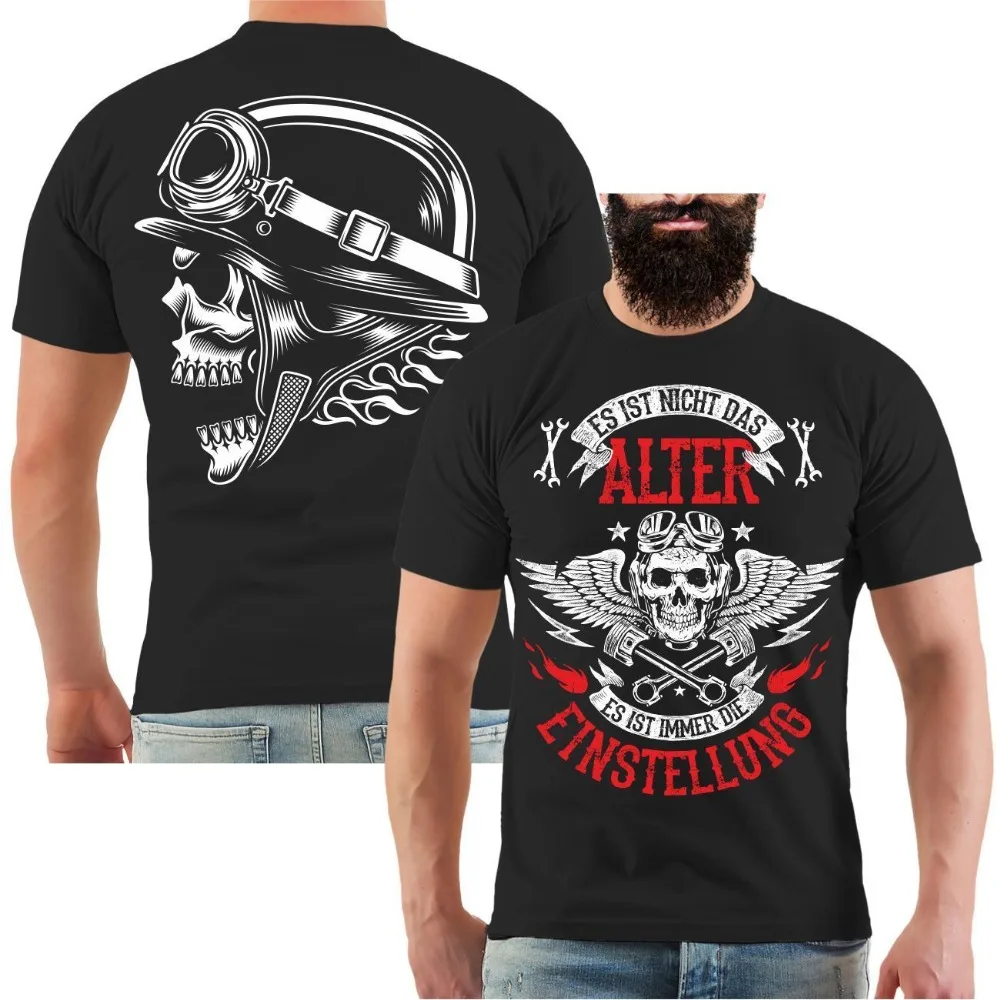 T-Shirt Biker It'S Not The Age It'S The Setting Motorcycle Gift Motorrad New Brand T Shirt Men Short Sleeve Funny Casual 
T-Shirt Biker It'S Not The Age It'S The Setting Motorcycle Gift Motorrad New Brand T Shirt Men Short Sleeve Funny Casual