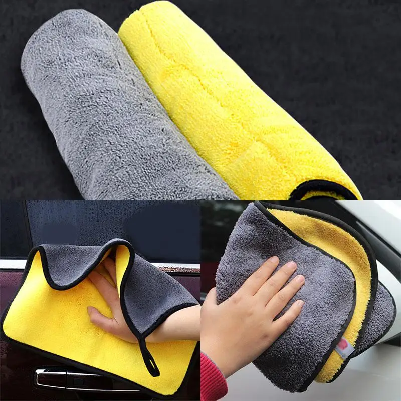 Thickened Car Cleaning Towel Microfiber Coral Velvet Cloth Double Sided High Density Towel New Wiping Absorbent
Thickened Car Cleaning Towel Microfiber Coral Velvet Cloth Double Sided High Density Towel New Wiping Absorbent
