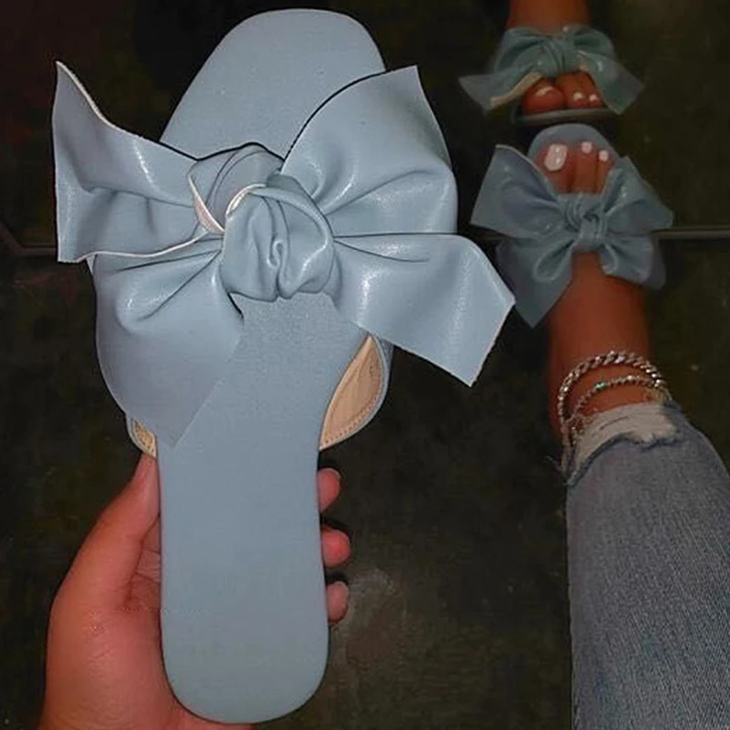 Fashion Bowknot Women's Beach Slippers Flat Bottom Slippers Women Summer Comfy Light House Slippers for Women
Fashion Bowknot Women's Beach Slippers Flat Bottom Slippers Women Summer Comfy Light House Slippers for Women