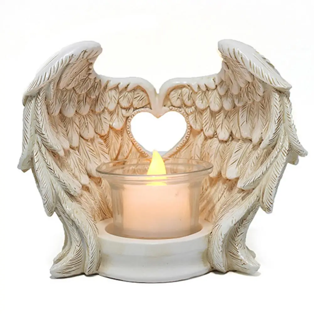Angel Wings Candle Holder Vintage Guardian Tea Light Candle Holders Decorative Resin Angel Figurine With Heart Shape Wings Ca
Angel Wings Candle Holder Vintage Guardian Tea Light Candle Holders Decorative Resin Angel Figurine With Heart Shape Wings Ca