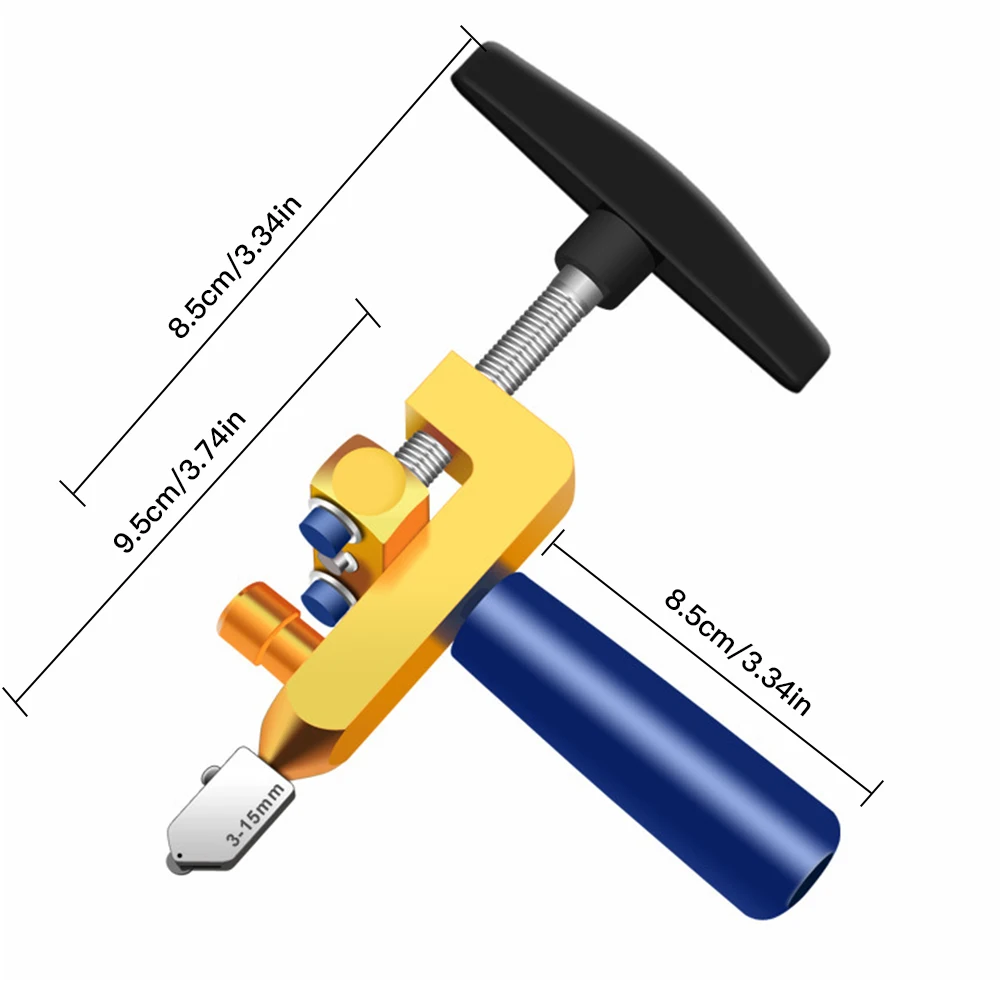 High-Strength Tile Glass Cutter Manual Tile Mirrors Cutter Glass Cutters Ceramic Tile Opener Tools Glass Cutter Tool Multitool
High-Strength Tile Glass Cutter Manual Tile Mirrors Cutter Glass Cutters Ceramic Tile Opener Tools Glass Cutter Tool Multitool