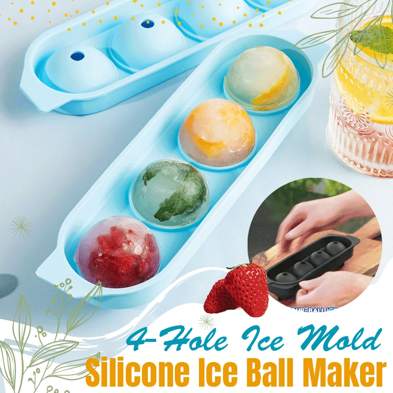 Sueea Silicone 4-Ball Ice Ball Maker Mold Ice Cube Mold ce Cream Mold Plastic Whiskey Ice Cube Tray Bar Accessories Tool
Sueea Silicone 4-Ball Ice Ball Maker Mold Ice Cube Mold ce Cream Mold Plastic Whiskey Ice Cube Tray Bar Accessories Tool