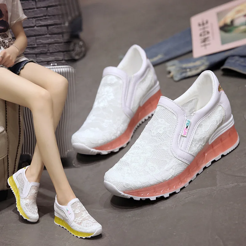 Popular Brand One-Legged Loafers Women's 2020 Summer New Elevator Women's Shoes Breathable Lace All-match Mesh Single Shoes
Popular Brand One-Legged Loafers Women's 2020 Summer New Elevator Women's Shoes Breathable Lace All-match Mesh Single Shoes