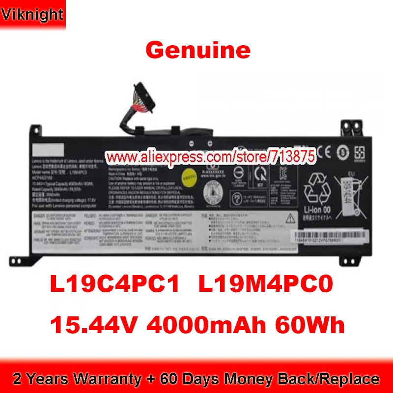 Оригинальный аккумулятор L19M4PC0 5B10W86195 для Lenovo Legion 5 15IMH05H R7000 2020 SB10W86190 L19M4PC0 15,44 V 4000mAh 60Wh
Оригинальный аккумулятор L19M4PC0 5B10W86195 для Lenovo Legion 5 15IMH05H R7000 2020 SB10W86190 L19M4PC0 15,44 V 4000mAh 60Wh