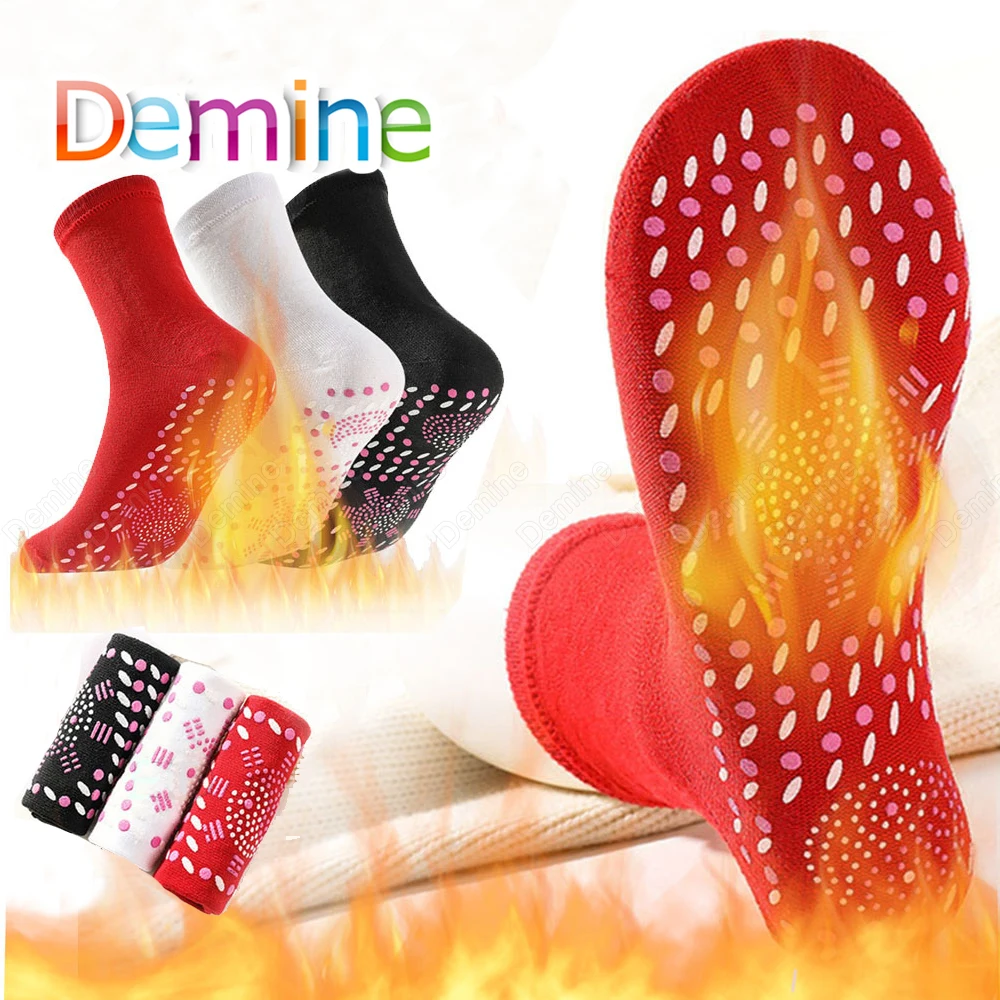 Heated Thermal Socks for Men Warm Socks for Women Plantar Fasciitis Heel Spurs Pain Relief Self Heating Therapy Magnetic Socks 
Heated Thermal Socks for Men Warm Socks for Women Plantar Fasciitis Heel Spurs Pain Relief Self Heating Therapy Magnetic Socks