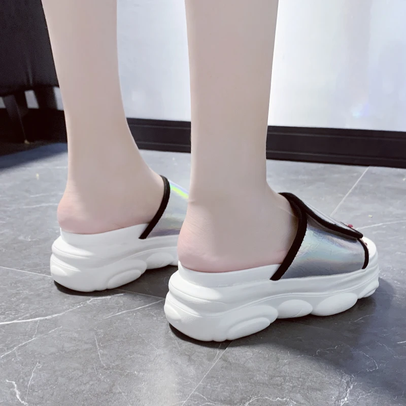Fashion Laser Open Toe Woman Wedge Slippers Thick Bottom Casual Footwear Slides Dropshipping Women Chunky Platform Sandals
Fashion Laser Open Toe Woman Wedge Slippers Thick Bottom Casual Footwear Slides Dropshipping Women Chunky Platform Sandals