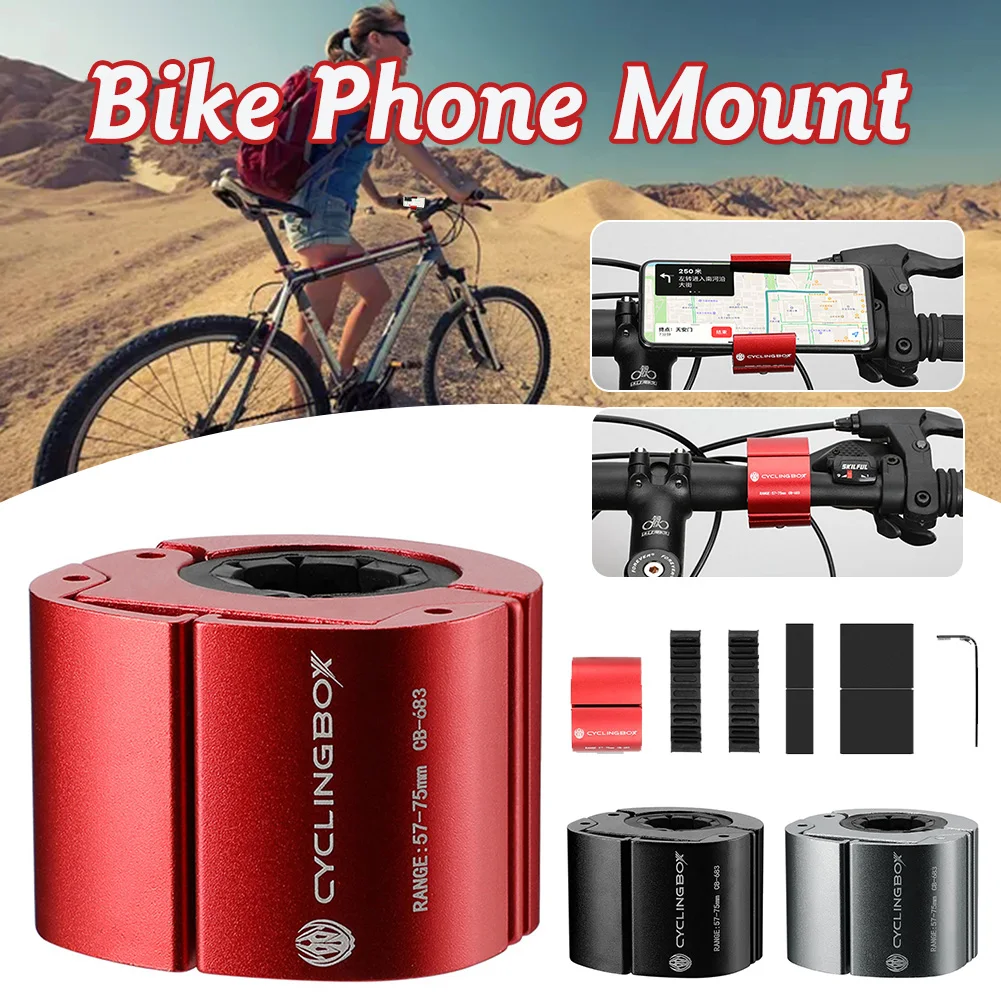 Bicycle Phone Holder Ring Aluminum Alloy Mobile Phone Bracket Navigation Clip Stand Mount Bike MTB Smartphone Holder Support
Bicycle Phone Holder Ring Aluminum Alloy Mobile Phone Bracket Navigation Clip Stand Mount Bike MTB Smartphone Holder Support