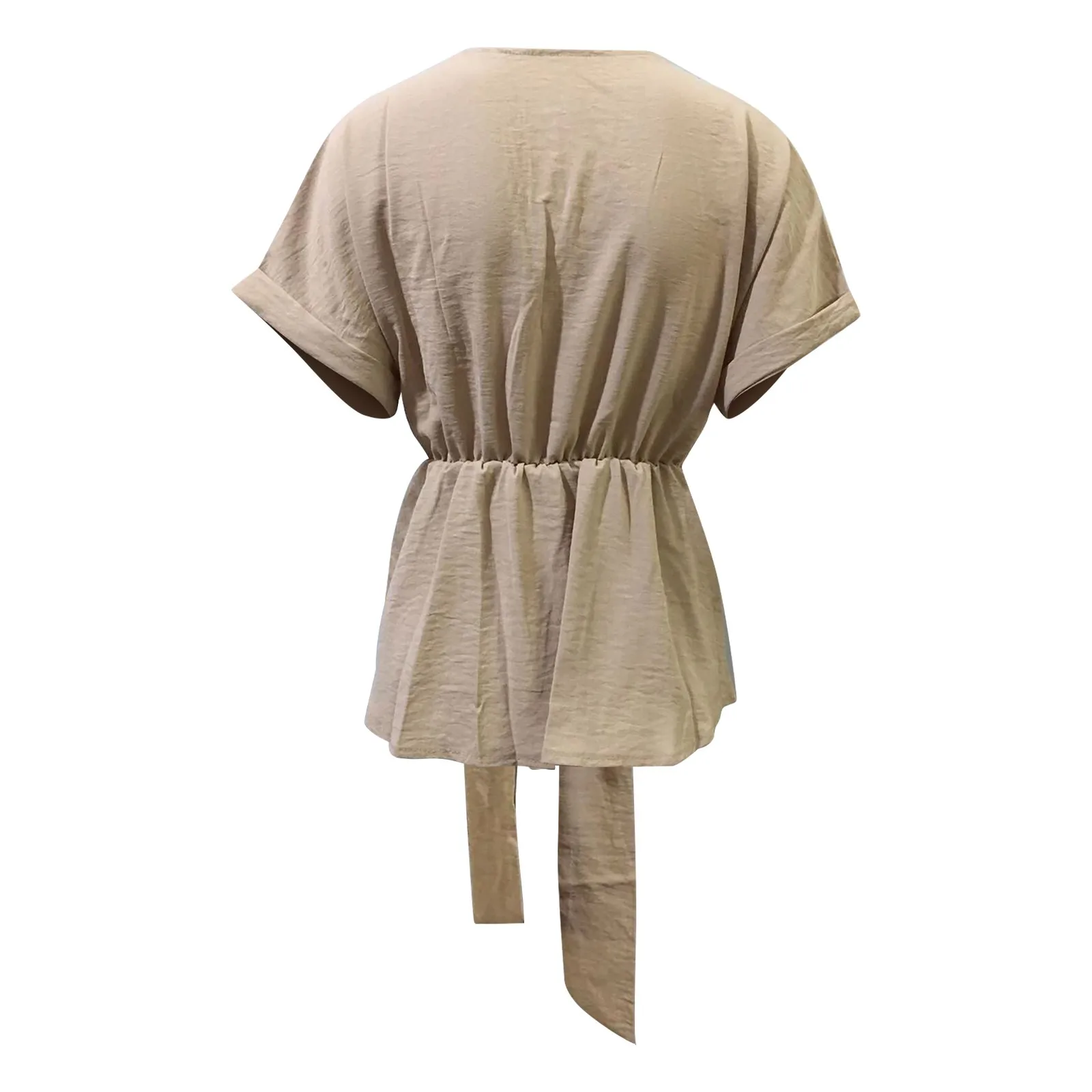 Fashion Solid Color Blouse Shirt Sexy V-Neck Tops Tee Summer Elegant Office Ladies Tops Female Women Short Sleeve Blusas Pullove
Fashion Solid Color Blouse Shirt Sexy V-Neck Tops Tee Summer Elegant Office Ladies Tops Female Women Short Sleeve Blusas Pullove