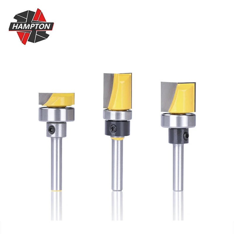 HAMPTON 1/4"& 6mm Shank Pattern Bit Flush Trim Bit Straight Bit with Bearing Hinge Mortising Router Bit Wood Trimmer Cutter
HAMPTON 1/4"& 6mm Shank Pattern Bit Flush Trim Bit Straight Bit with Bearing Hinge Mortising Router Bit Wood Trimmer Cutter